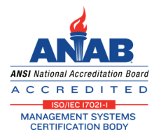 ANAB - ANSI National Accreditation Board - Accredited - Management Systems Certification Body